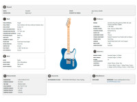 Fender STD TELE MN WPG AMM Fender STD TELE MN WPG AMM